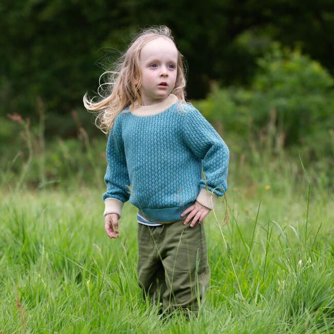 From One To Another Pale Blue Knitted Jumper, Blue - Sweaters - 2