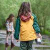 Gold Colour Block Recycled Waterproof Pullover Anorak, Multi - Raincoats - 3