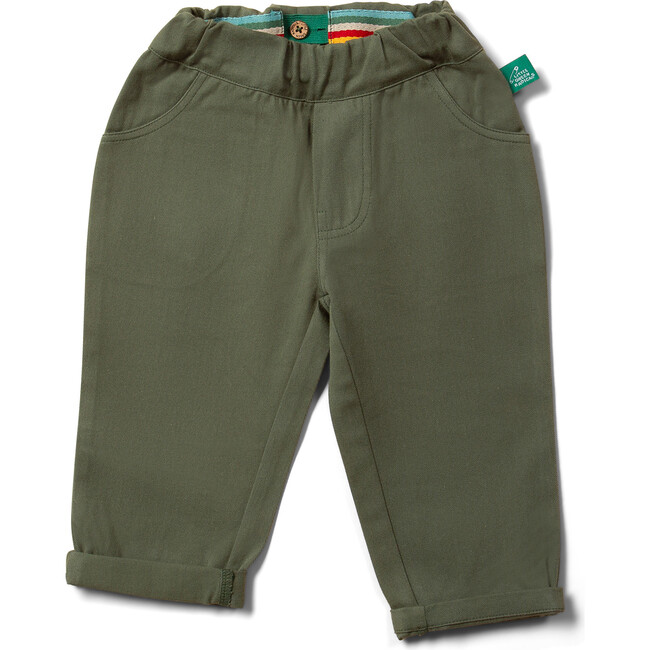 Forest Green Pocket Trousers, Green