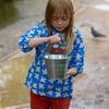 Diving And Splashing Recycled Waterproof Anorak, Blue - Jackets - 2