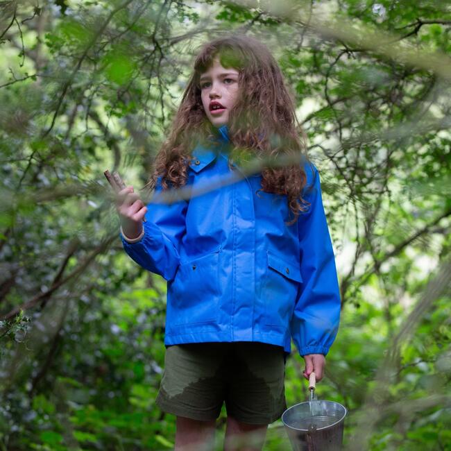 Blue Recycled Waterproof Parka Coat, Blue - Parkas - 2