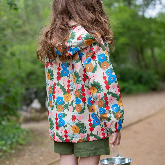 Flora and Fauna Waterproof Raincoat, Multi - Raincoats - 2