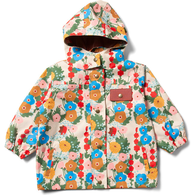 Flora and Fauna Waterproof Raincoat, Multi - Raincoats - 5