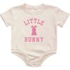 Little Bunny Rose Easter Short Sleeve Romper, Natural - Rompers - 1 - thumbnail