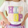 Hip Hop Patch Easter Short Sleeve T-Shirt, White - T-Shirts - 3