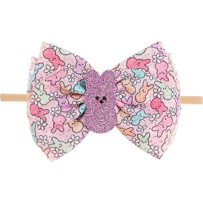 Easter Peeps Tulle Bow Baby Headband, Multi