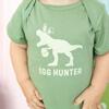 Egg Hunter Easter Short Sleeve Bodysuit, Sage - Onesies - 3