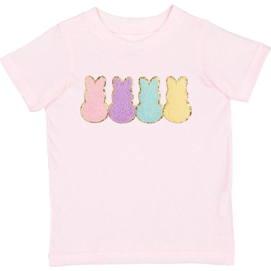 Easter Peeps Patch Short Sleeve T-Shirt, Ballet - T-Shirts - 1