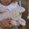 Lullaby Cozy Dinkum Bunny Moppet, Pink - Dolls - 3