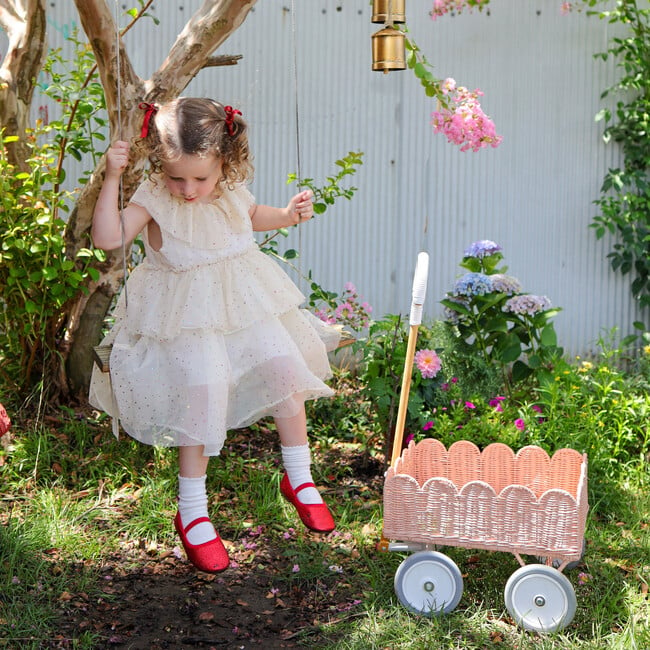 Petal Wonder Wagon, Seashell Pink - Push & Pull - 6