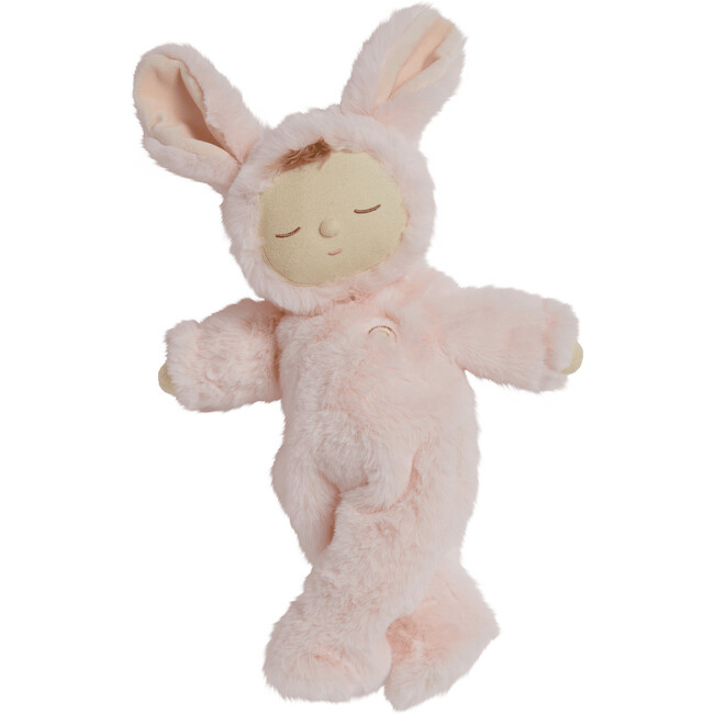 Lullaby Cozy Dinkum Bunny Moppet, Pink - Dolls - 4