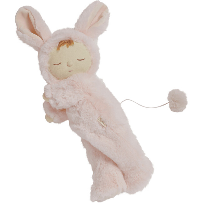 Lullaby Cozy Dinkum Bunny Moppet, Pink - Dolls - 5
