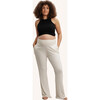 Super Soft  Rib Pant, Cream - Pants - 1 - thumbnail