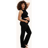 Super Soft  Rib Pant, Black - Pants - 2