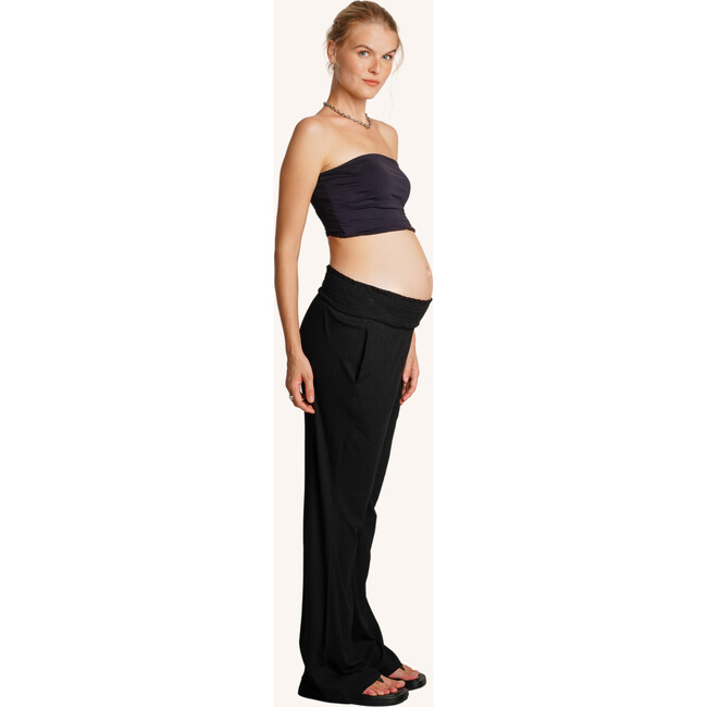 Super Soft  Rib Pant, Black - Pants - 3