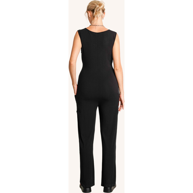 Romy Utility Jumpsuit, Black - Shorts - 3