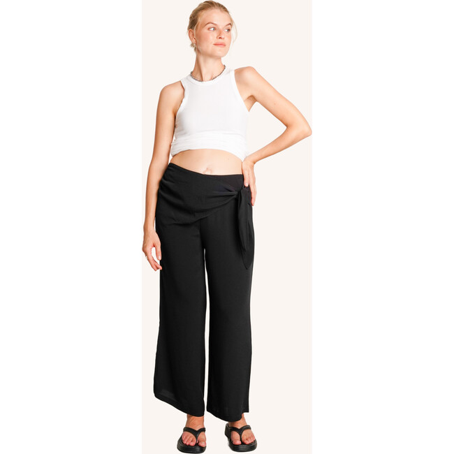 Easy Wrap Pant, Black