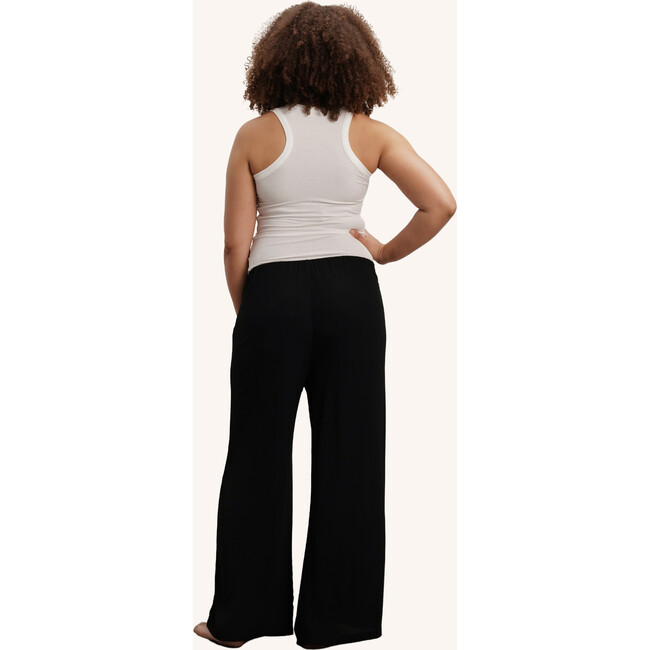 Easy Wrap Pant, Black - Pants - 4