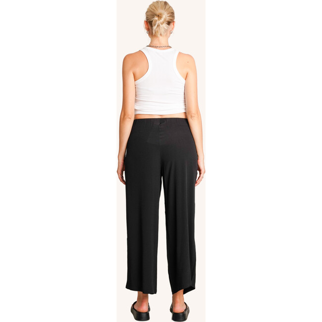 Easy Wrap Pant, Black - Pants - 5