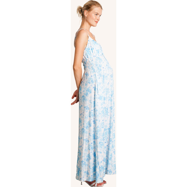 Capri Dress, Blue Floral - Dresses - 2