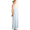 Capri Dress, Blue Floral - Dresses - 2
