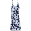 Women's Silk Cosette Nightgown, Midnight Blooms - Nightgowns - 1 - thumbnail