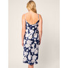 Women's Silk Cosette Nightgown, Midnight Blooms - Nightgowns - 4