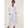 Women's Pima Cotton Pajama Set, Timeless Toile - Pajamas - 2