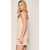 Women's Pima Cotton Sylvie Short Set, Camel - Pajamas - 3