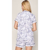 Women's Pima Cotton Short Sleeve Short Set, Timeless Toile - Pajamas - 4