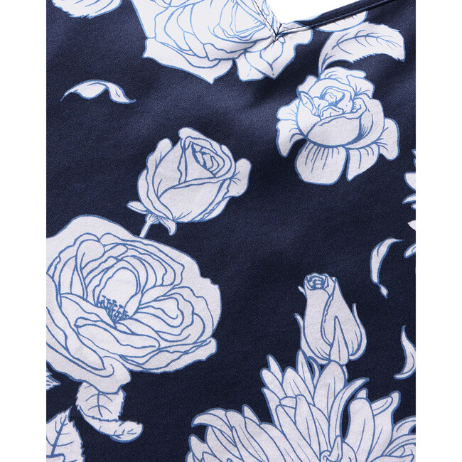 Women's Silk Cami Set, Midnight Blooms - Pajamas - 6