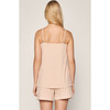 Women's Pima Cotton Sylvie Short Set, Camel - Pajamas - 4