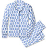 Women's Pima Cotton Pajama Set, Bristol Bay - Pajamas - 1 - thumbnail