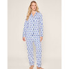 Women's Pima Cotton Pajama Set, Bristol Bay - Pajamas - 2