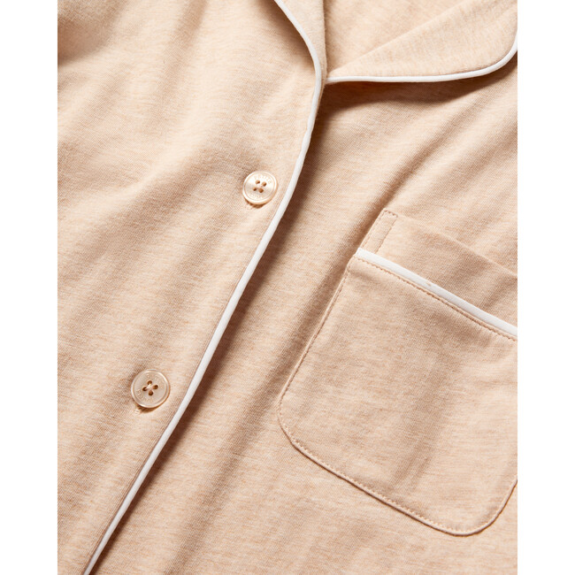 Women's Pima Cotton Pajama Set, Camel - Pajamas - 6