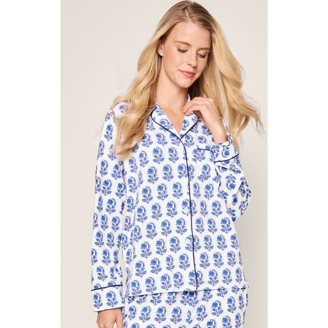 Women's Pima Cotton Pajama Set, Bristol Bay - Pajamas - 6