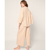 Women's Pima Cotton Olivia Wide Leg Pajama Set, Camel - Pajamas - 4