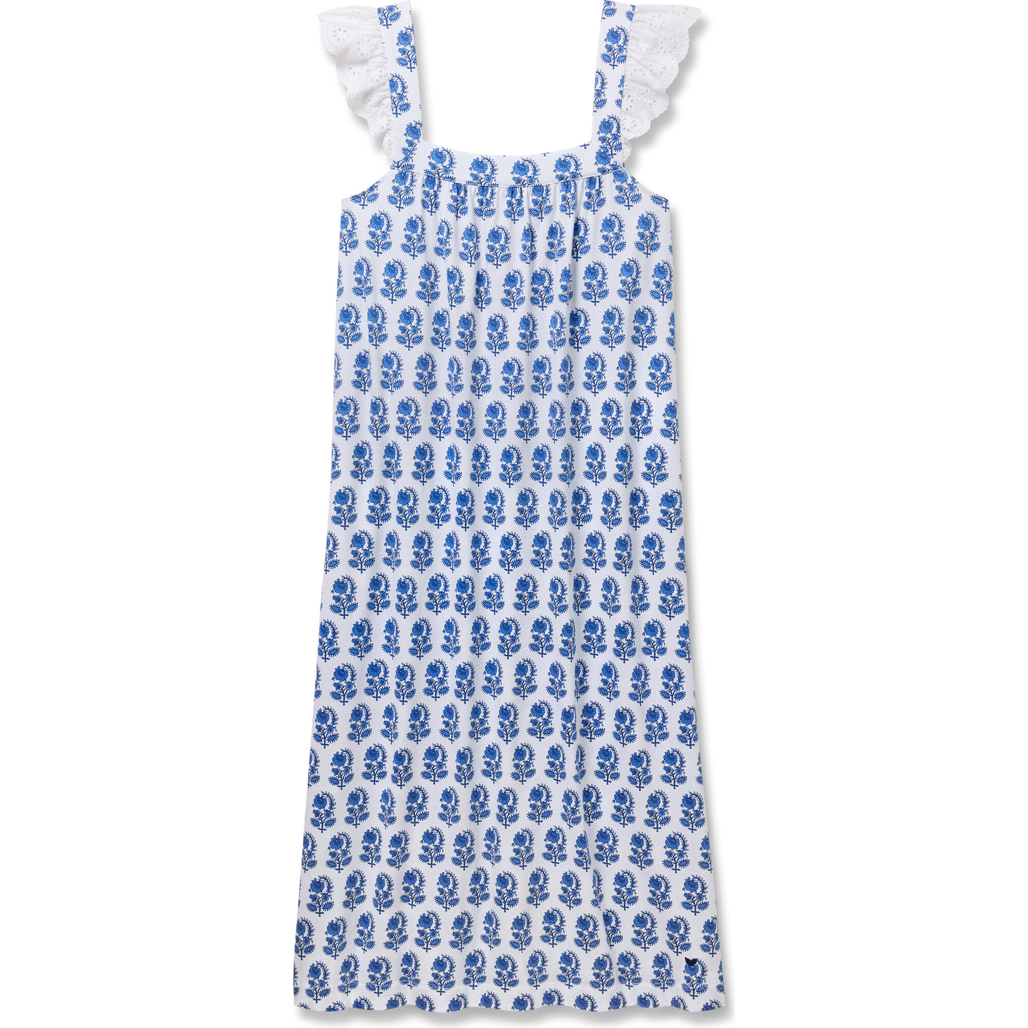Women's Pima Cotton Clara Nightgown, Bristol Bay - Nightgowns - 1