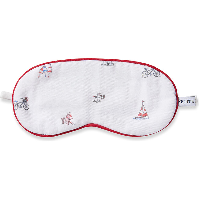 Children's Twill Sleep Mask, Coastal Charms