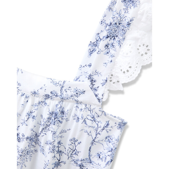 Women's Pima Cotton Clara Nightgown, Timeless Toile - Nightgowns - 6
