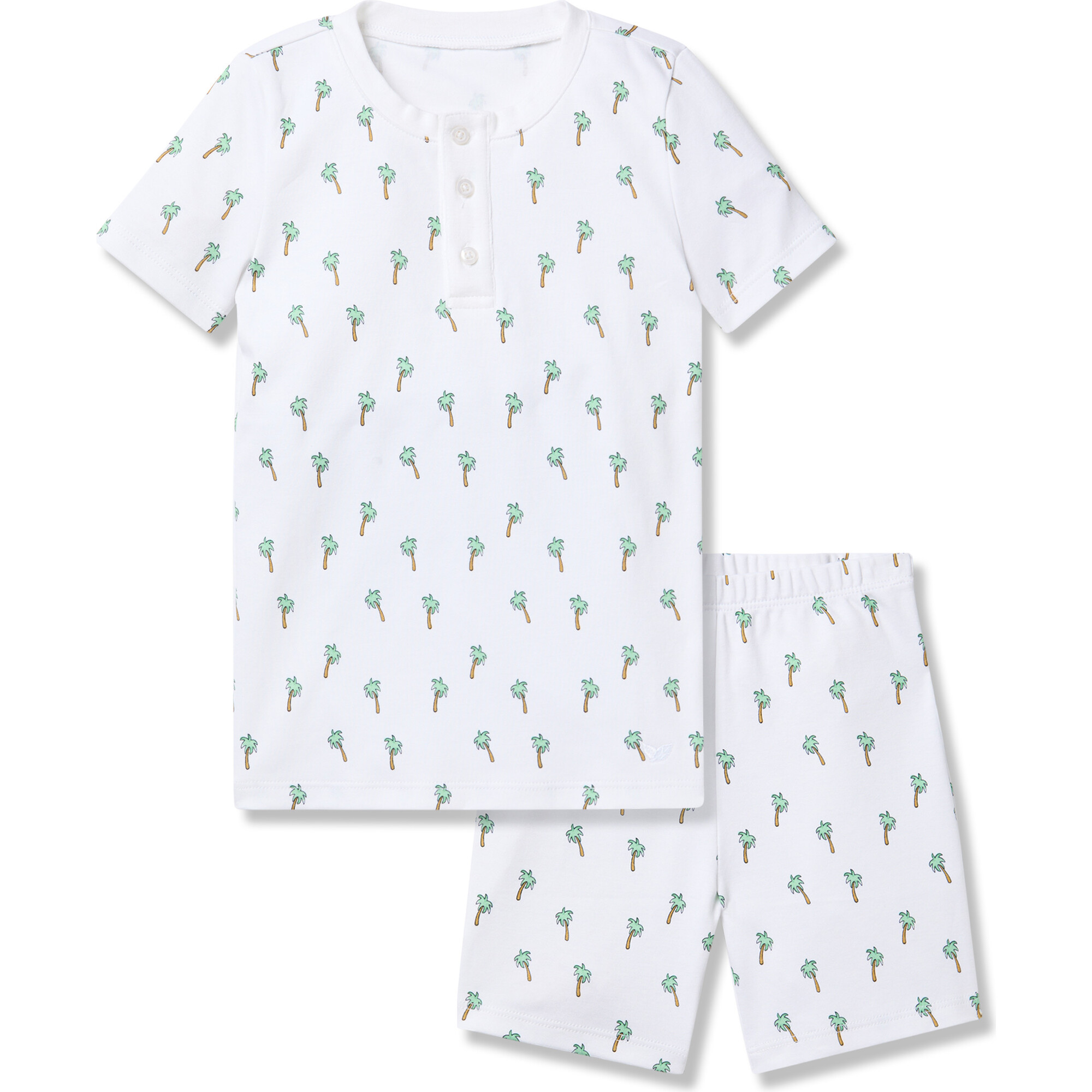 Children's Snug Fit Short Set, Palmier - Pajamas - 1