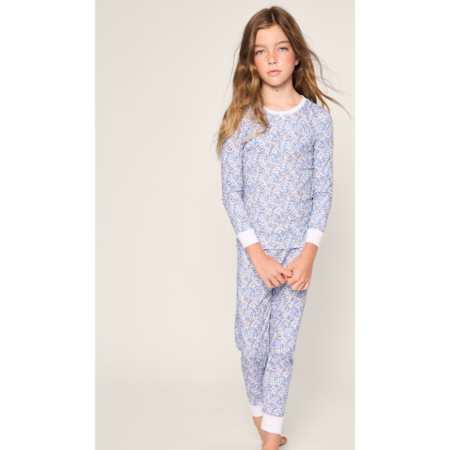 Children's Snug Fit Pajama Set, Fleur d'Azur