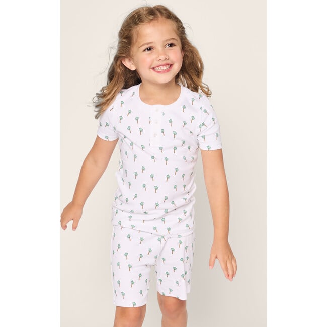 Children's Snug Fit Short Set, Palmier