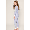 Children's Snug Fit Pajama Set, Fleur d'Azur - Pajamas - 3