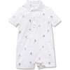 Boys Pima Cotton Summer Romper, Bateau - Rompers - 1 - thumbnail
