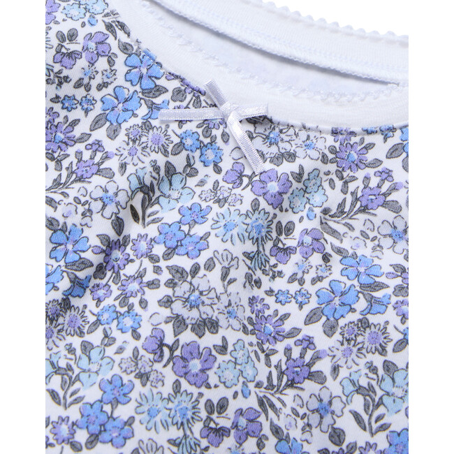 Children's Snug Fit Pajama Set, Fleur d'Azur - Pajamas - 6