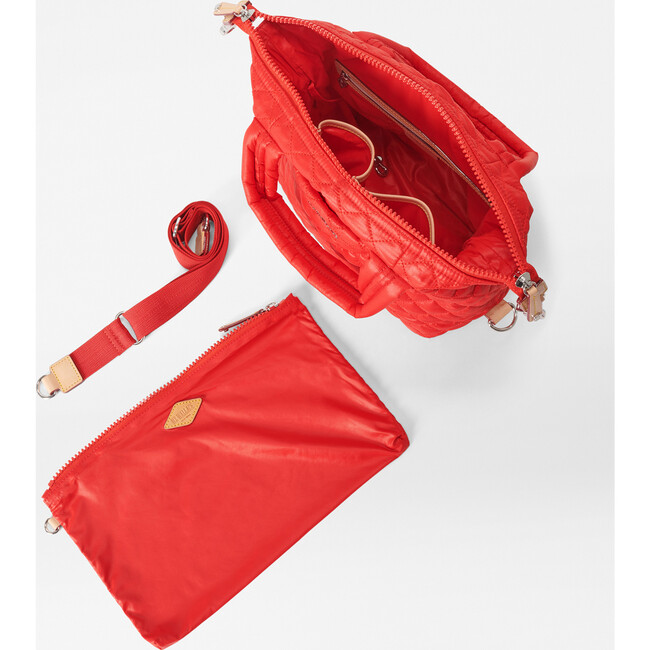 Small Sutton Deluxe, Bright Cherry - Bags - 3
