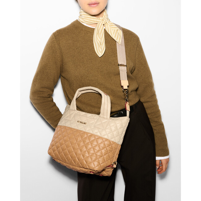 Small Sutton Deluxe, Buff/Caramel Colorblock - Bags - 4