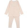 Grid PJ, Pink - Pajamas - 1 - thumbnail