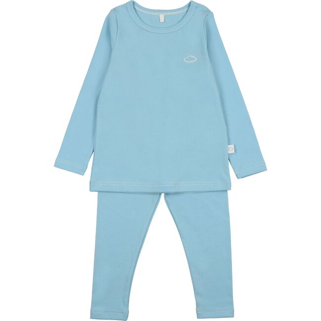 Stitched PJ, Bright-Blue